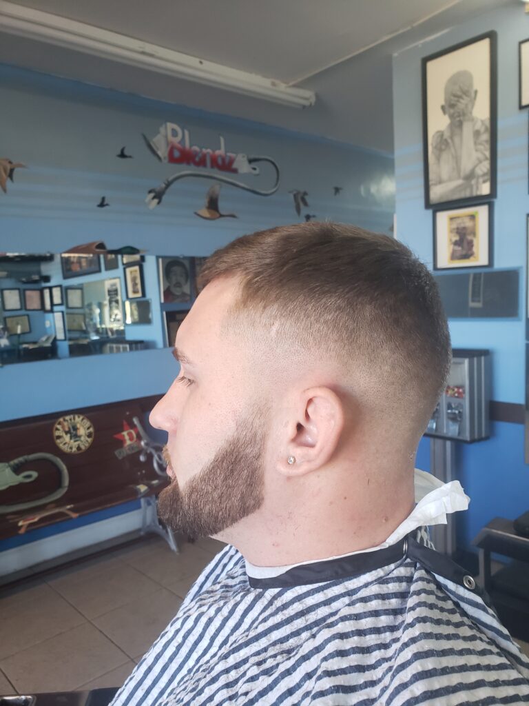 Bald Fade and Beard Trim