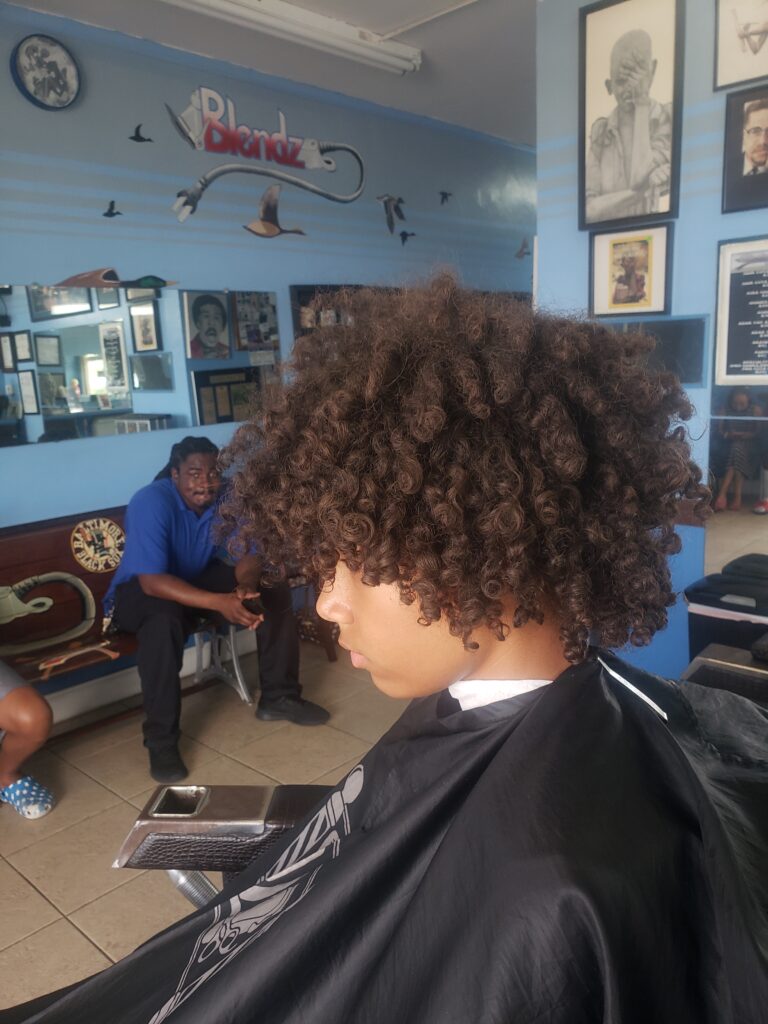 BEFORE (Blend Cut with high top & design)