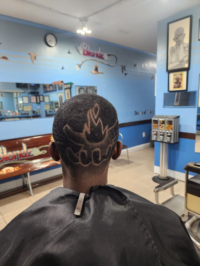 Temple Taper with Hand design