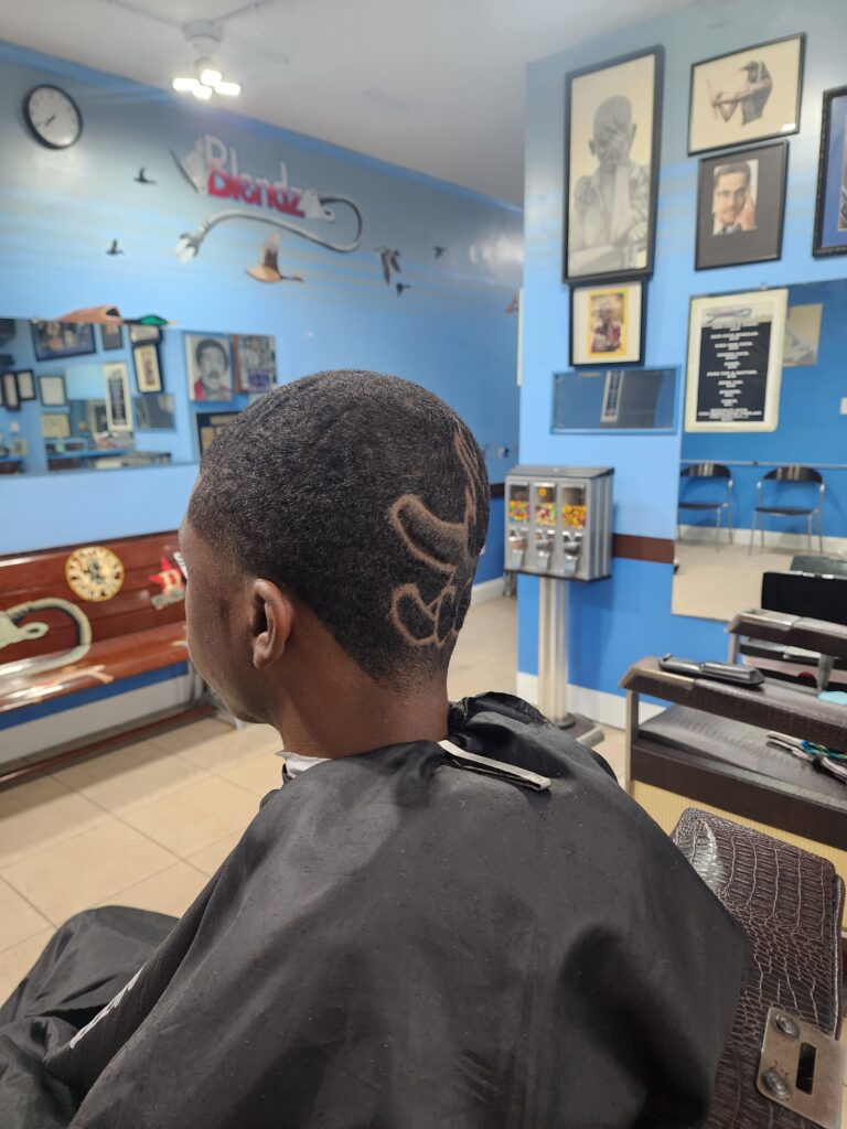 Temple Taper with Hand design